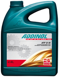     : Addinol   ATF D III (4)     , .  |  4014766250261